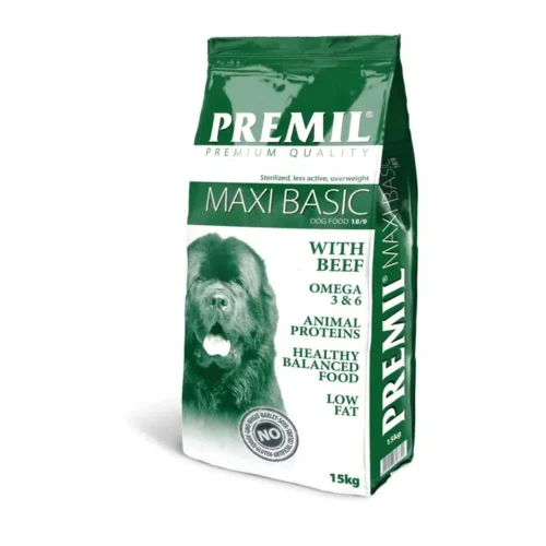 1430-1_maxi-basic.webp Premil Maxi Basic 20/8 15 kg – granule pre dospelé psy granule pre psy