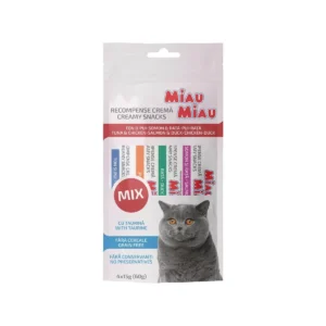 Miau Miau Creamy Snacks Cat mix 4 x 15 g