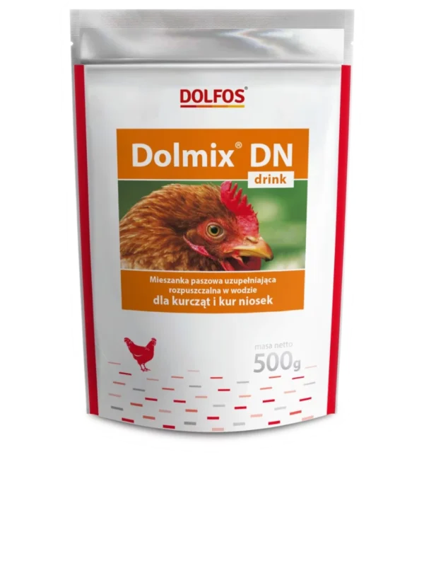 Dolmix DN Drink 500 g – vitamín pre kuriatka a nosnice do vody doplnok pre chov