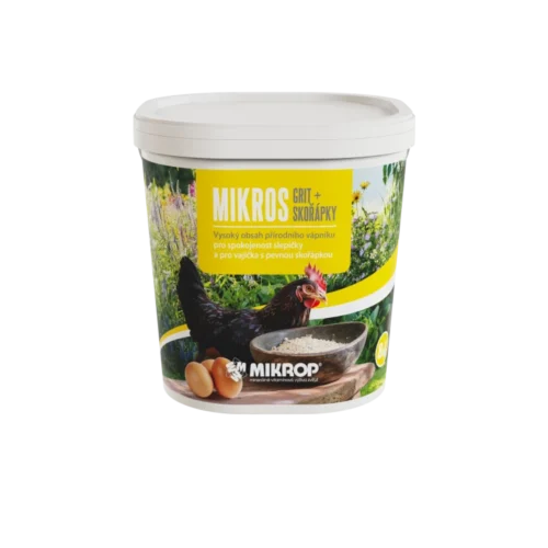MIKROS Grit + škrupiny 5 kg doplnok pre chov