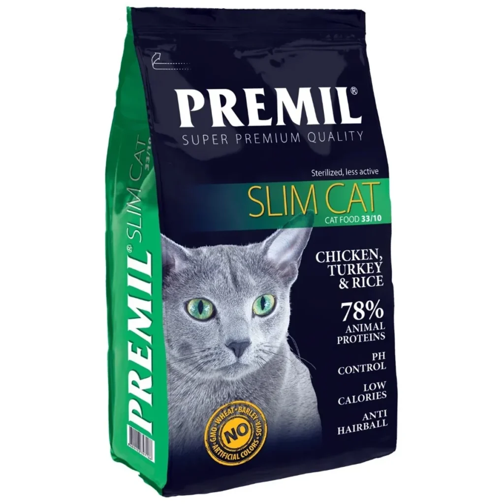Premil Slim Cat 33/10 10 kg granule pre mačky