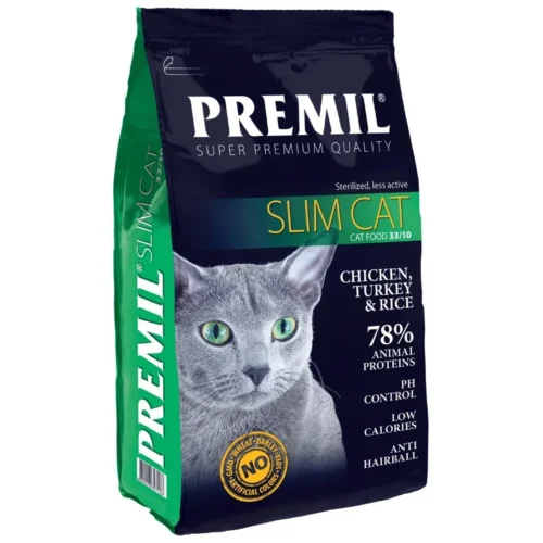 premil-slim-cat-33-10-10-kg.webp Premil Slim Cat 33/10 10 kg granule pre mačky