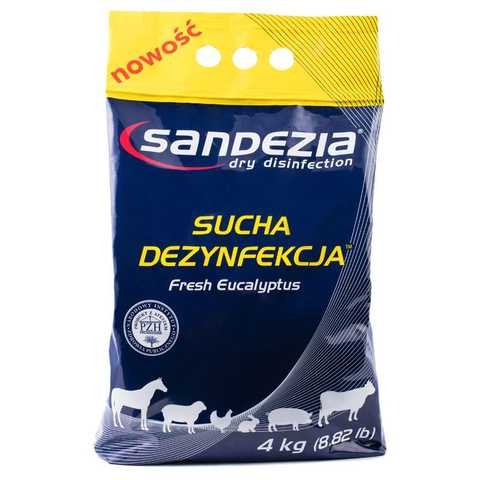 Sandezia suchá dezinfekcia 10 kg prípravok pre chov