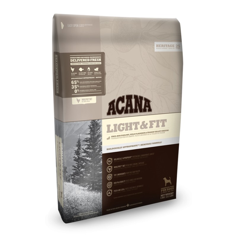 ACANA Light & Fit Dog Heritage 11,4 kg granule pre psy