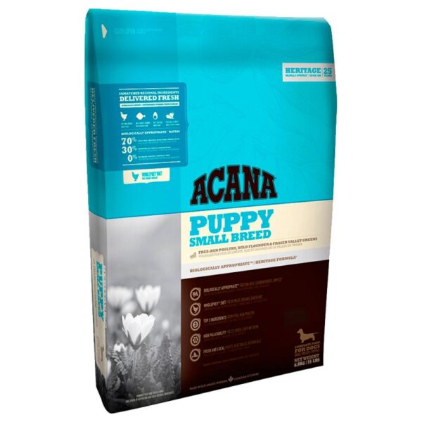 ACANA Puppy Small Breed Heritage 6 kg granule pre psy