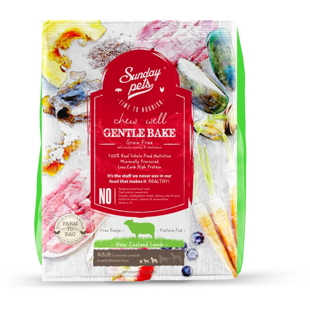 Sunday Pets Gentle Bake Lamb Small & Medium Adult 1,3 kg granule pre psy
