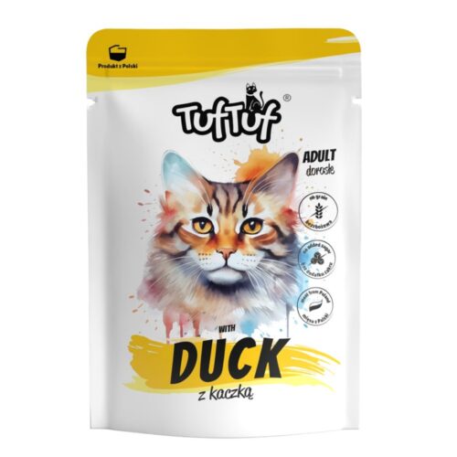 TufTuf kapsička pre mačky s kačacím 300 g