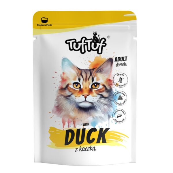 TufTuf kapsička pre mačky s kačacím 300 g