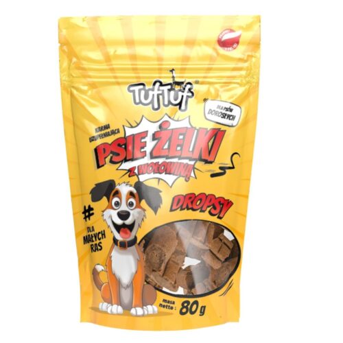 TufTuf super mäkké hovädzie kocky pre malé plemená 80 g TufTuf super mäkké hovädzie kocky pre malé plemená 80 g