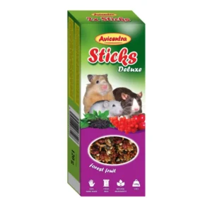 Avicentra Deluxe tyčinky s lesným ovocím pre malé hlodavce 2 ks