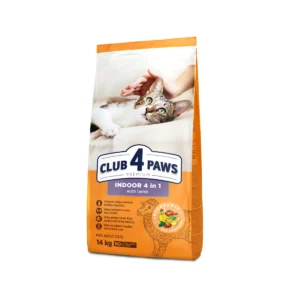 CLUB 4 PAWS Premium Indoor 4 in 1 jahňacina 14 kg