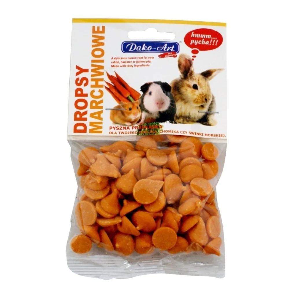 Dako mrkvové dropsy pre hlodavce 75 g