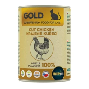 IRONpet Gold Cat kuracia svalovina 400 g