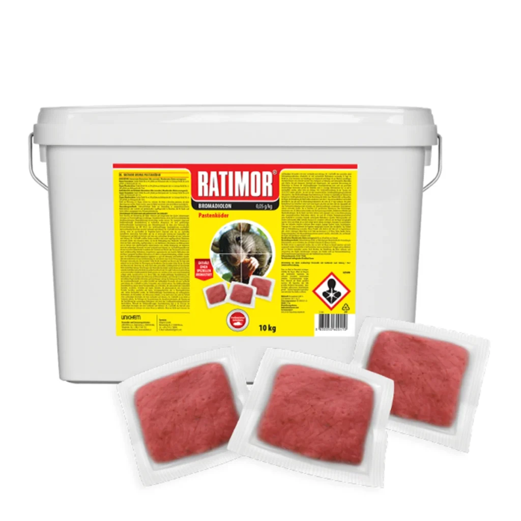 Ratimor mäkká návnada Bromadiolón 10 kg – presné balenie