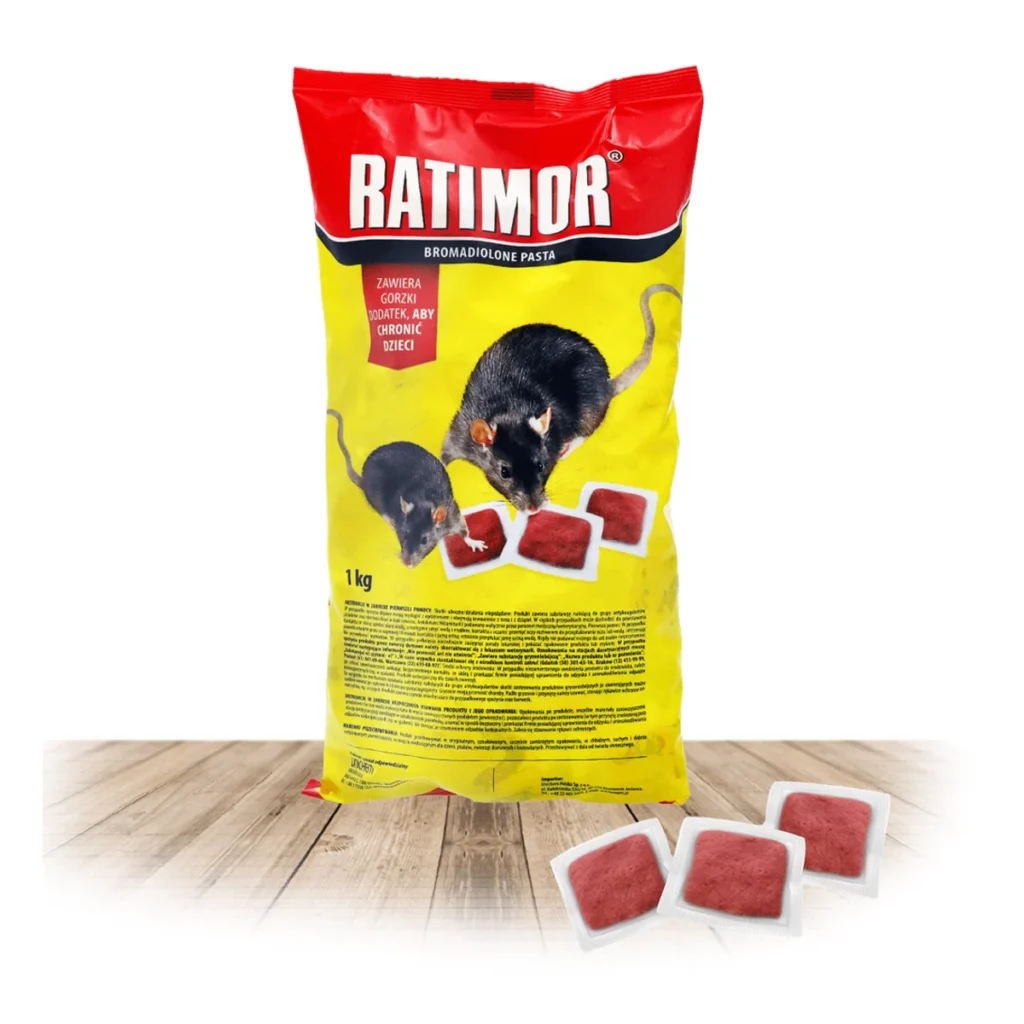 Ratimor mäkká návnada Bromadiolón 1 kg – presné balenie