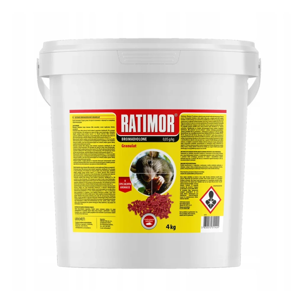 Ratimor granule 4 kg – presné vedro
