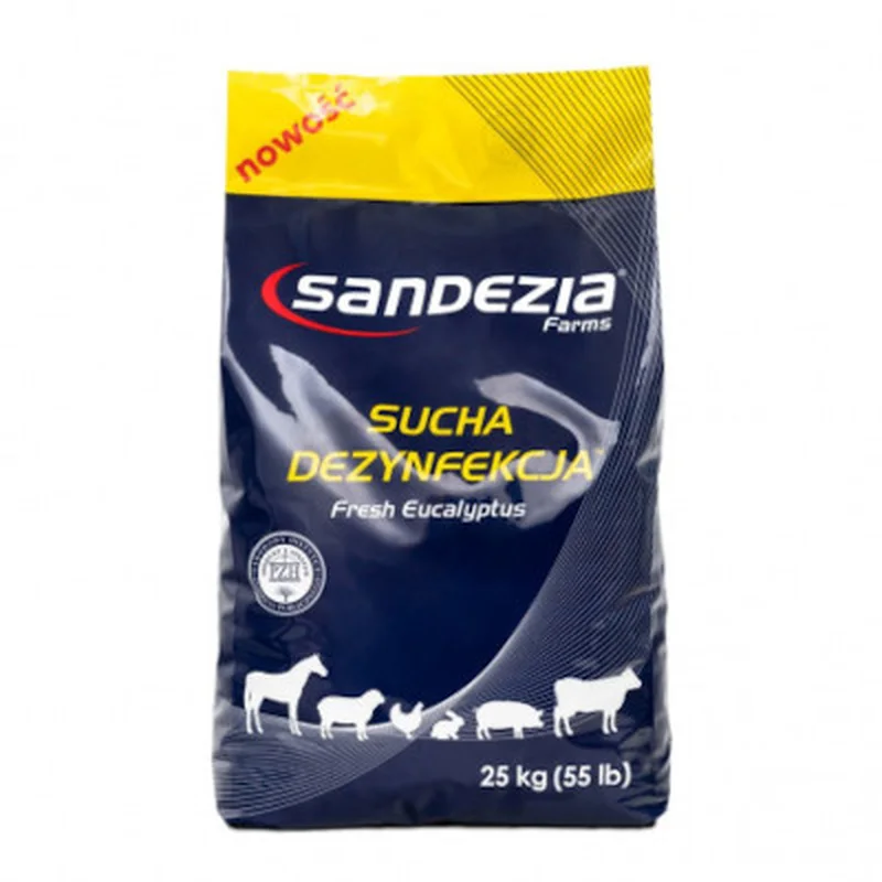 Sandezia suchá dezinfekcia 25 kg – presné balenie
