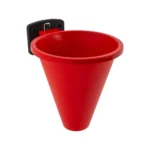OLBA KCW-25 vykrvovací lievik pre hydinu 25 cm s nástenným držiakom